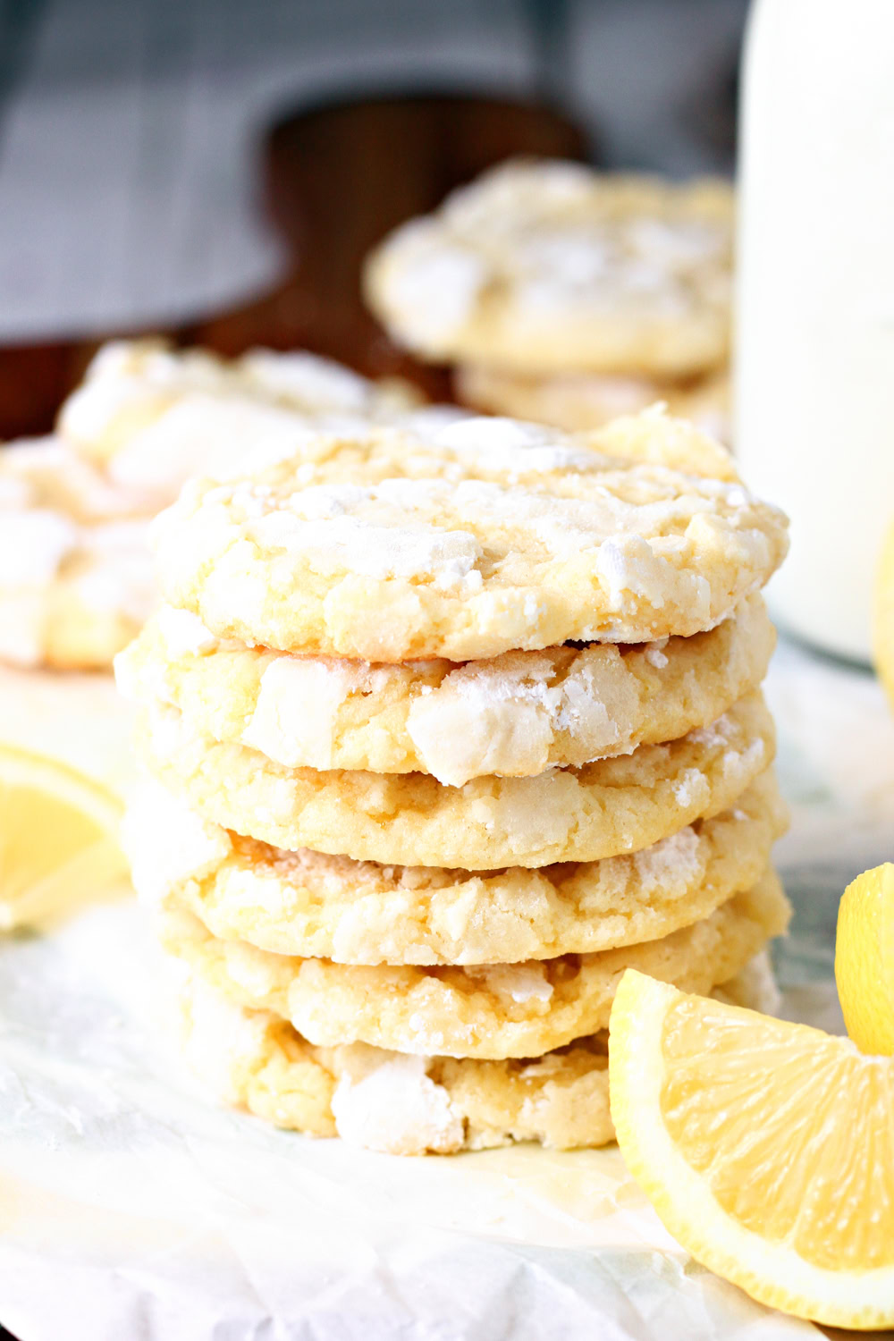 Award-Winning Lemon Crinkle Cookies with Natural Pink Icing